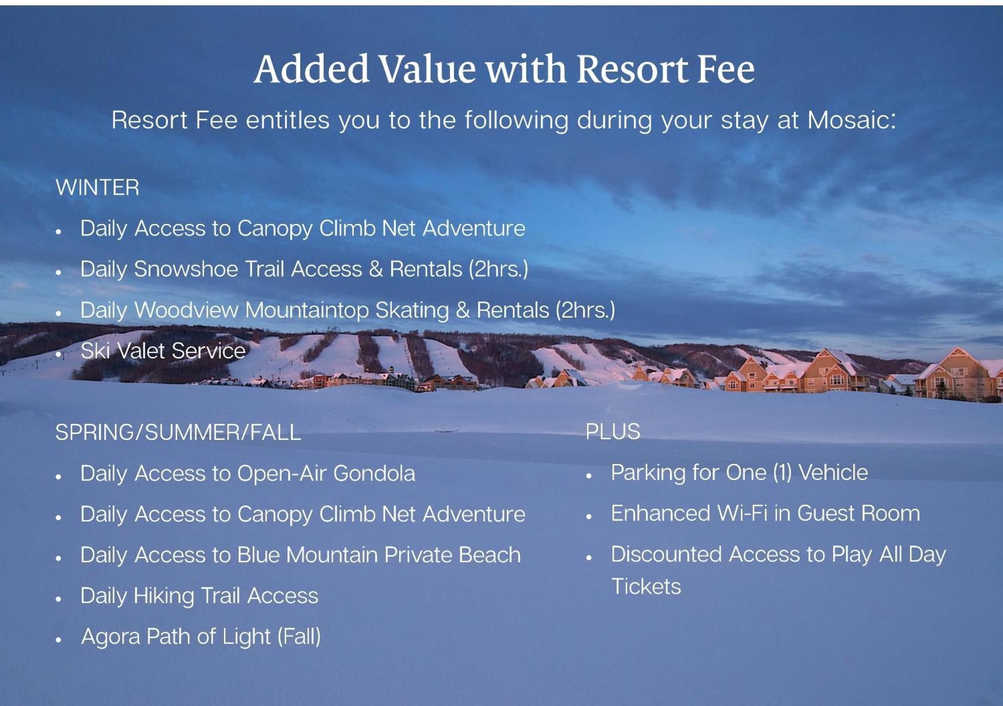 Blue Mountain Resort Mosaic Suites บลูเมาเทนส์ ภายนอก รูปภาพ